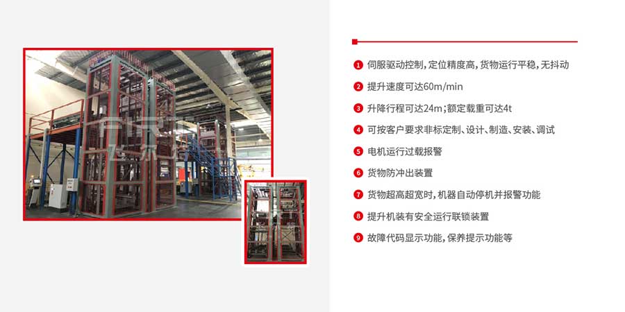 往復式提升機